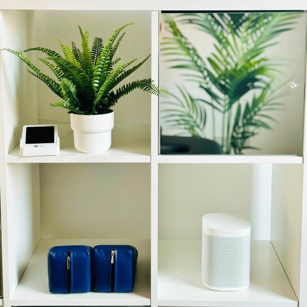 Detail of stylish, professional chiropractic clinic interior near London Victoria.