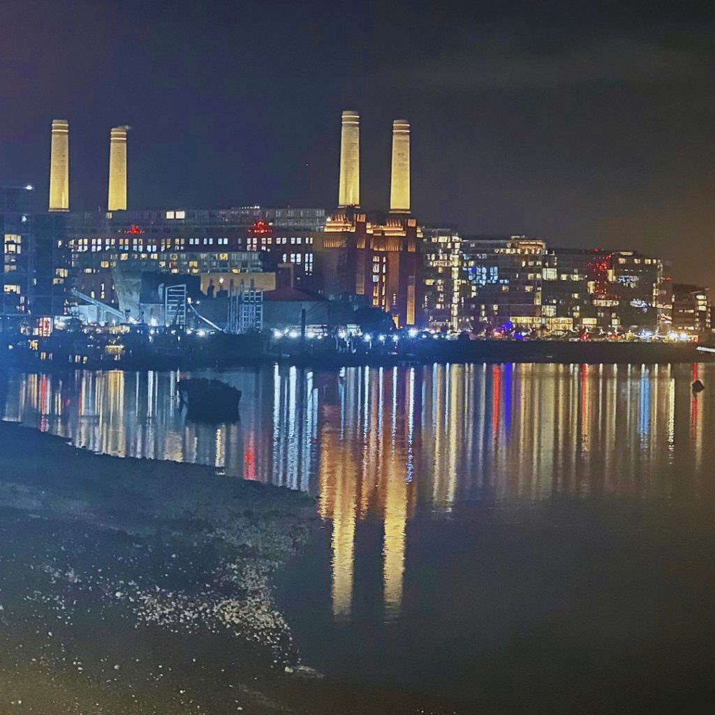 Alt Text: Exterior view of Battersea Power Station where our London chiropractic clinic is located.