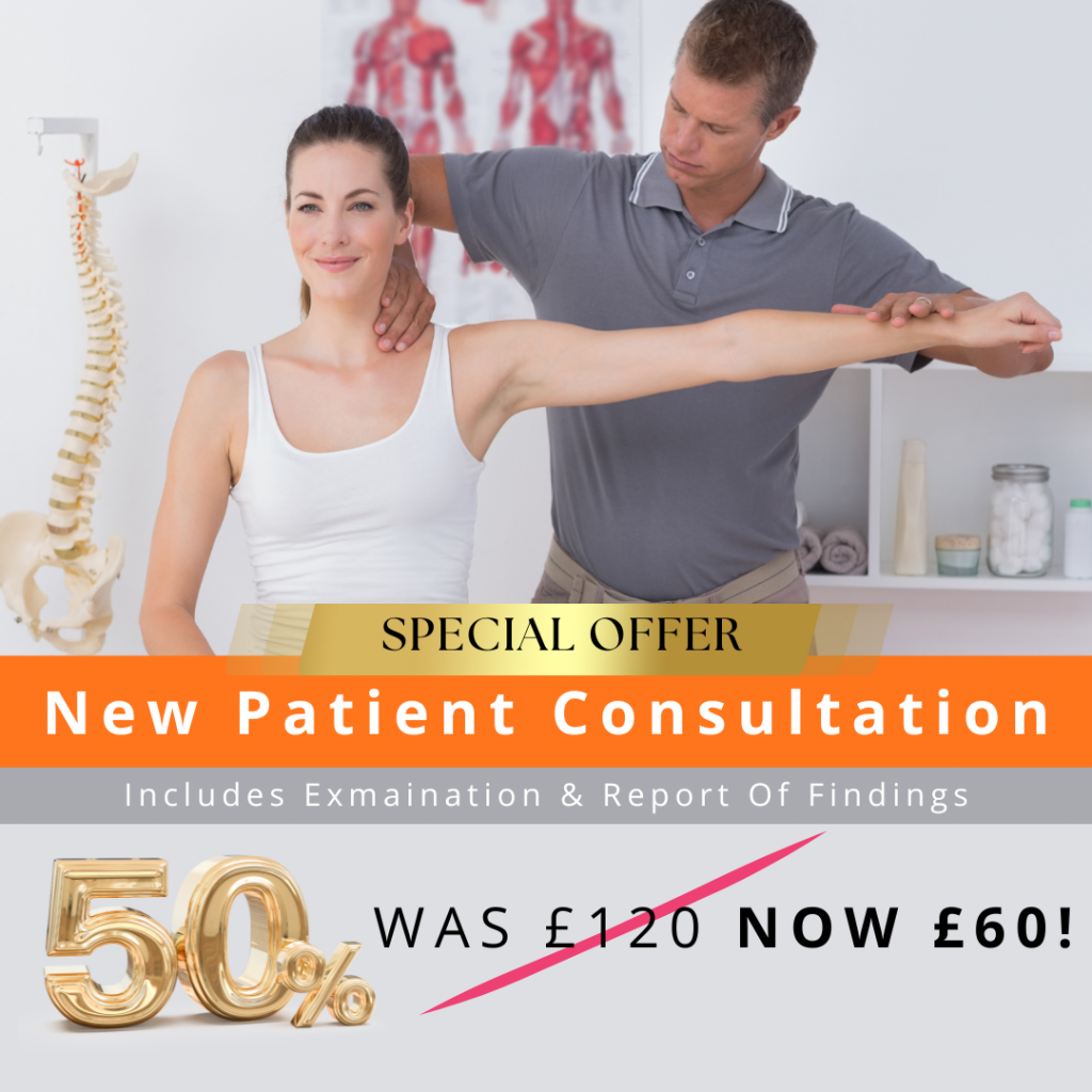 New patient special offer at Battersea chiropractor clinic – £60 consultation including spinal assessment and first adjustment inside Battersea Power Station, London